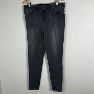 Democracy Ab Solution Grey Jeans Womens Sz 14 Slimming Stretch Denim D1105MOZE32